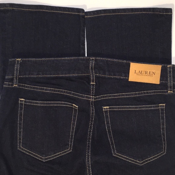 4 TALL [32X34.5] LAUREN RALPH LAUREN LONG BABY BOOT JEANS - Picture 4 of 10